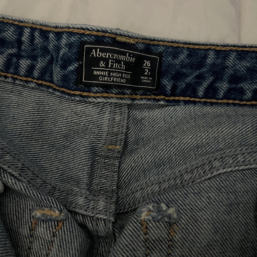 annie high rise girlfriend pants abercrombie